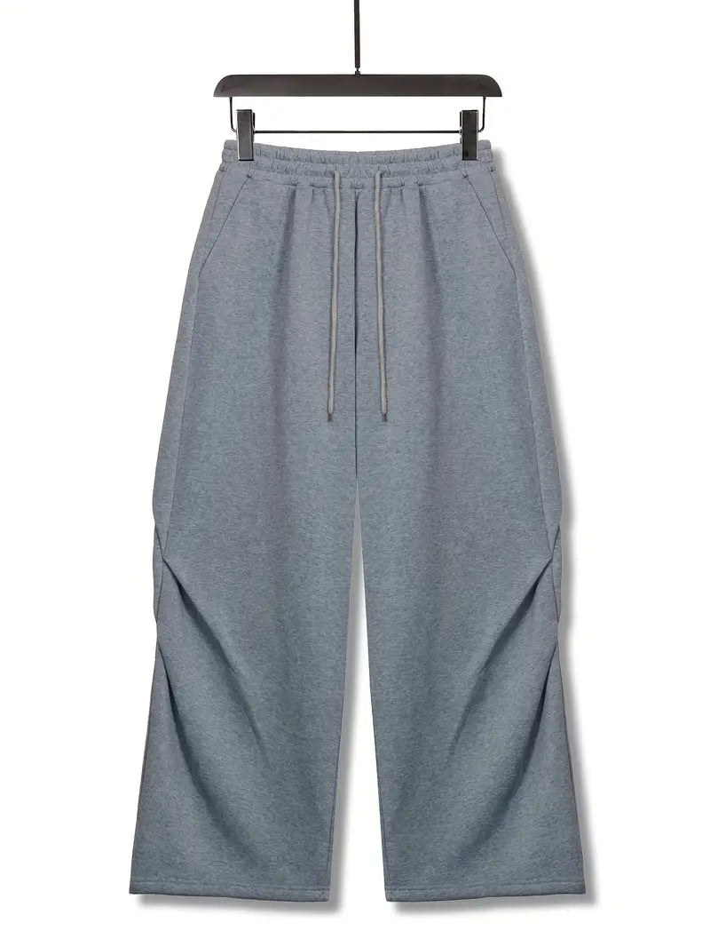 OFF TRACK ESSENTIAL –  8" Baggy Tech Joggers "Grau"