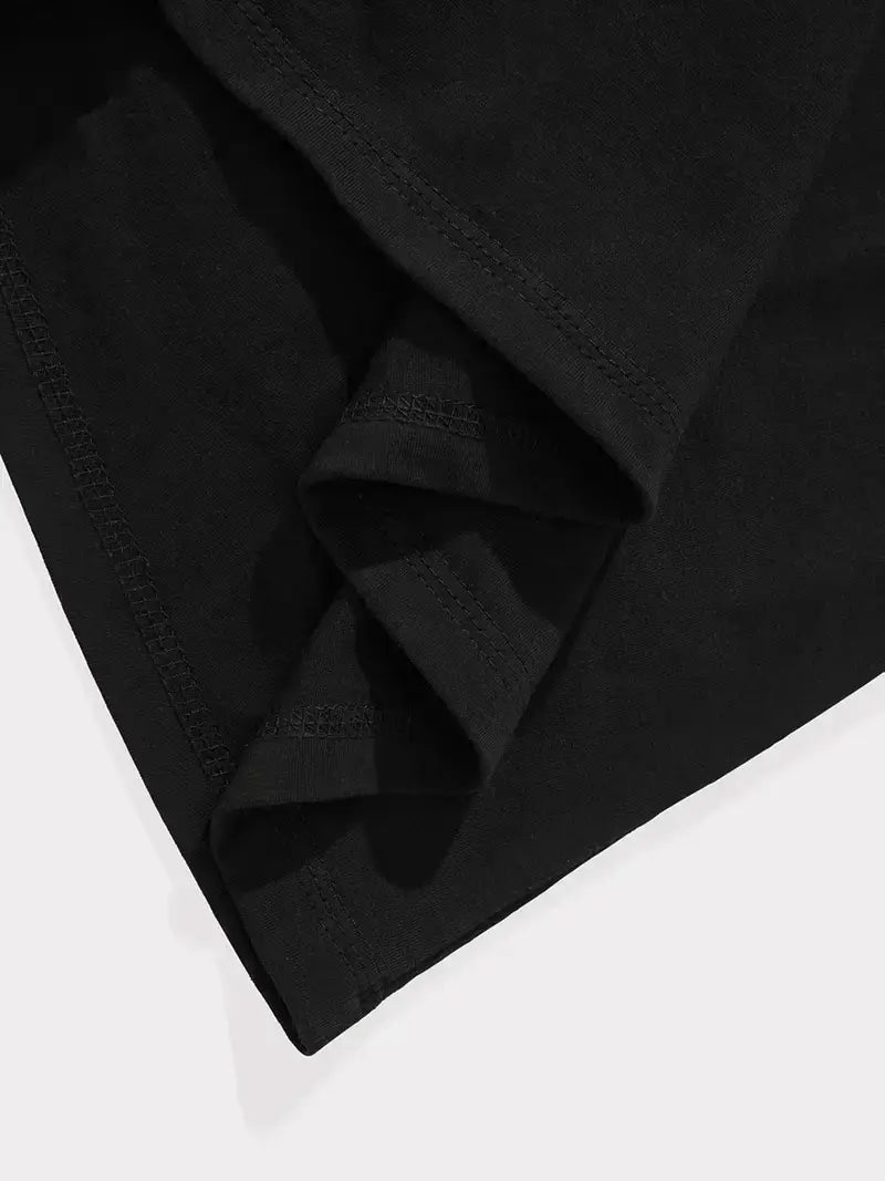 UNFITTED - 6" Box Fit Cotton Tee "Schwarz"